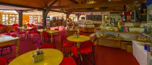 un café et une boutique de souvenirs île de Wight