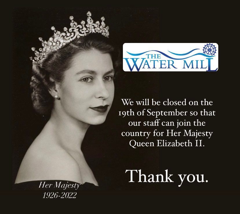 Queens funeral Calbourne Water Mill Isle of Wight